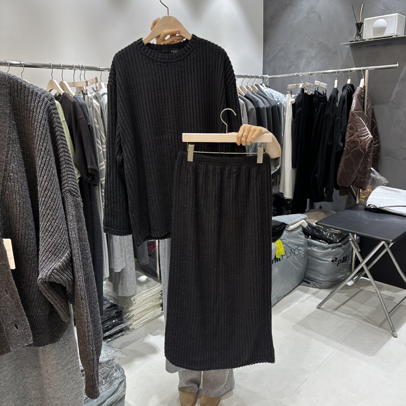 OPEN韓國代購㊣女裝新品人氣職業25秋冬熱賣套裝兩件套套裝OPEN套裝圖色3