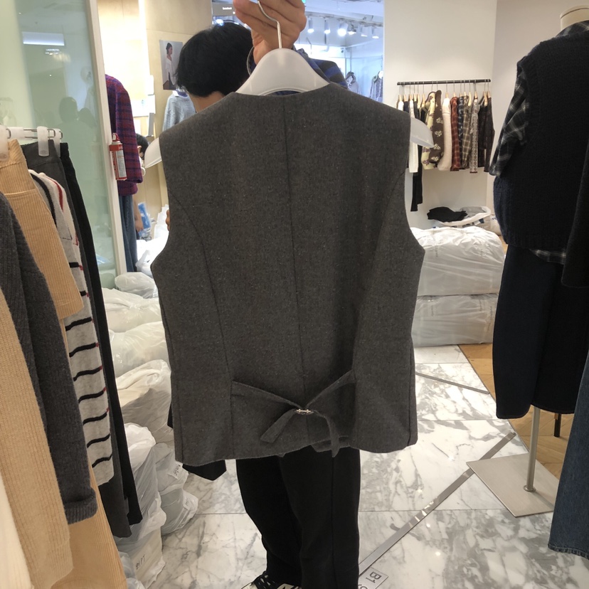 ALMOND東大門㊣代購女士新品熱賣職業休閑時尚人氣真品馬甲ALMOND馬甲