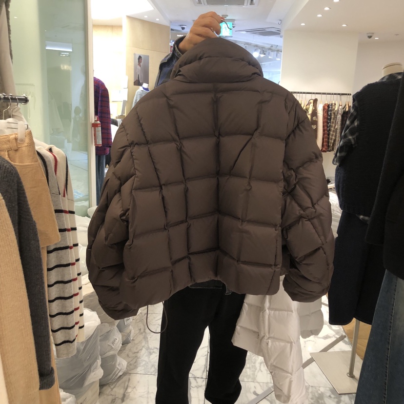 ALMOND東大門㊣代購女士新品熱賣真品時尚25秋冬短款羽絨服絨ALMOND短款羽絨服