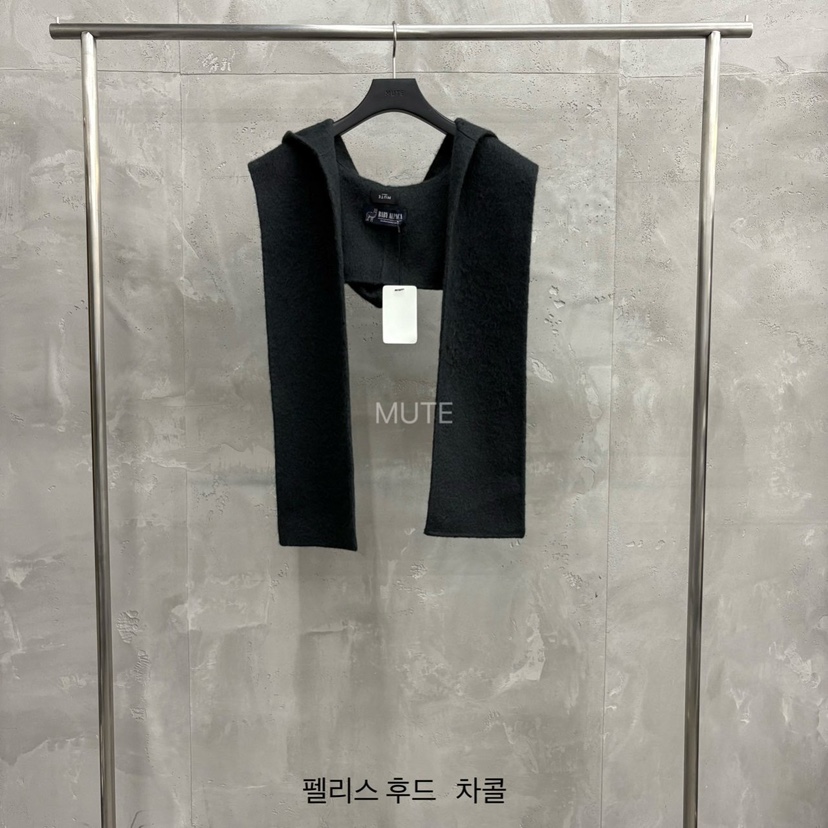 MUTE-P韓國直郵㊣女士新品職業休閑熱賣推薦時尚人氣圍巾披肩MUTE圍巾/披肩圖色4墨色