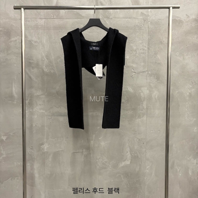 MUTE-P韓國直郵㊣女士新品職業休閑熱賣推薦時尚人氣圍巾披肩MUTE圍巾/披肩圖色5黑色