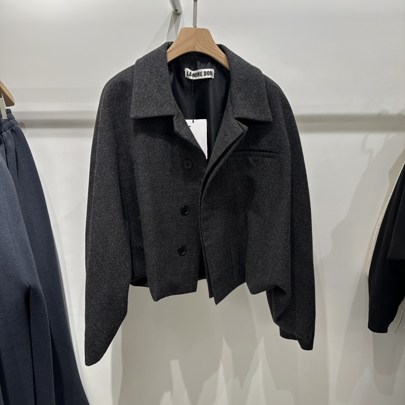 LAMINEDOR韓國代購㊣女士新品熱賣時尚真品人氣25秋冬職業夾克LA MINE DOR夾克
