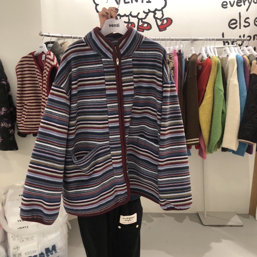 VENTI東大門㊣實拍女士新款推薦休閑人氣真品熱賣25秋冬夾克羊毛VENTI夾克圖色2