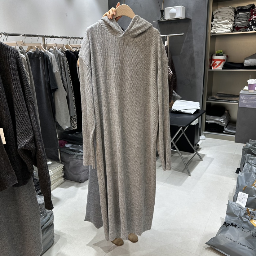 OPEN東大門㊣代購女士新品休閑真品時尚25秋冬推薦職業連衣裙OPEN連衣裙