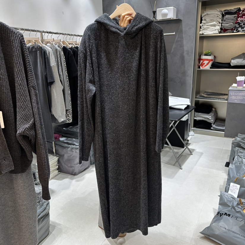 OPEN東大門㊣代購女士新品休閑真品時尚25秋冬推薦職業連衣裙OPEN連衣裙圖色2