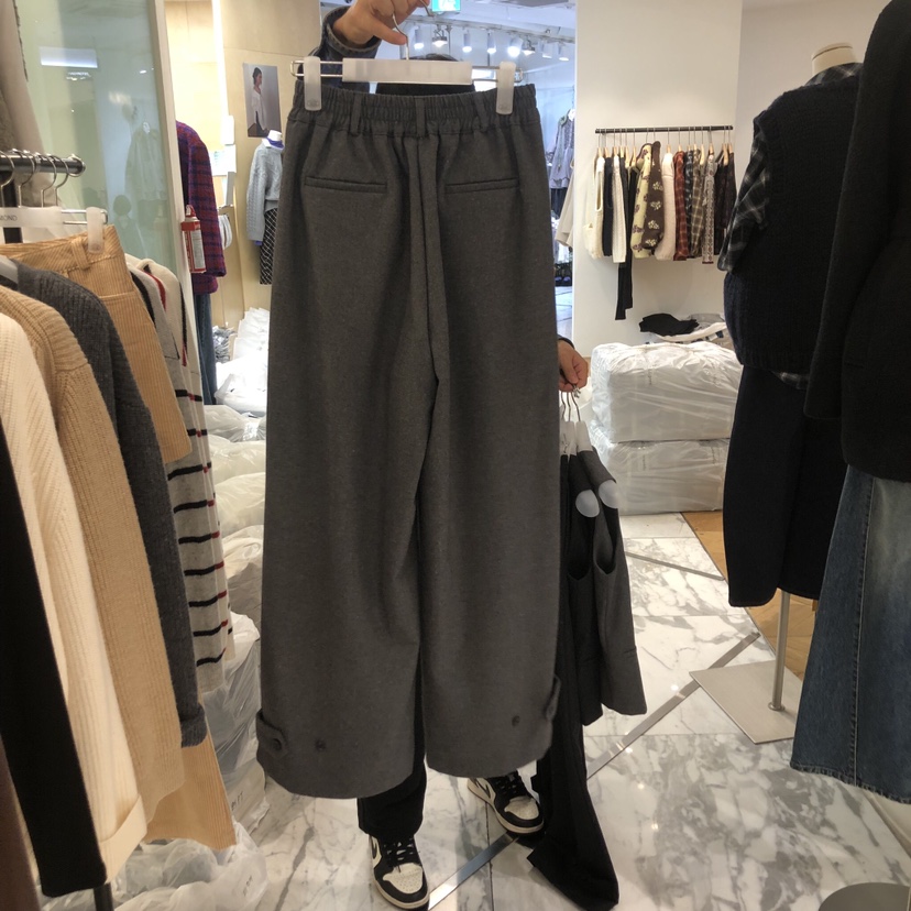 ALMOND東大門㊣直郵女裝新款熱賣休閑人氣25秋冬時尚休閑褲ALMOND休閑褲