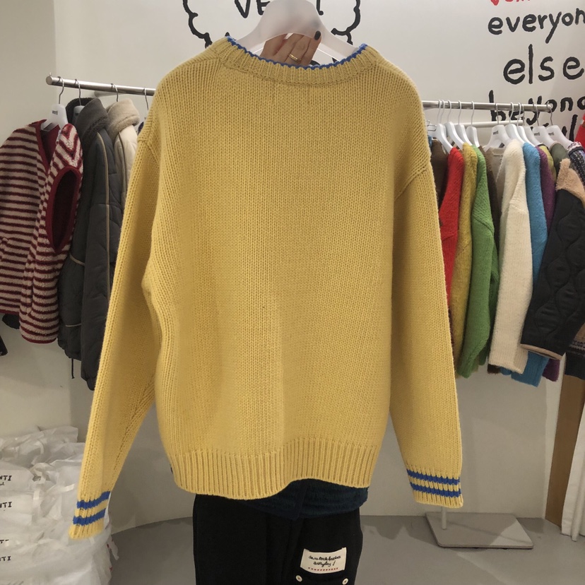 VENTI韓國直郵㊣女裝新品25秋冬時尚推薦職業休閑毛衣羊毛衫VENTI毛衣