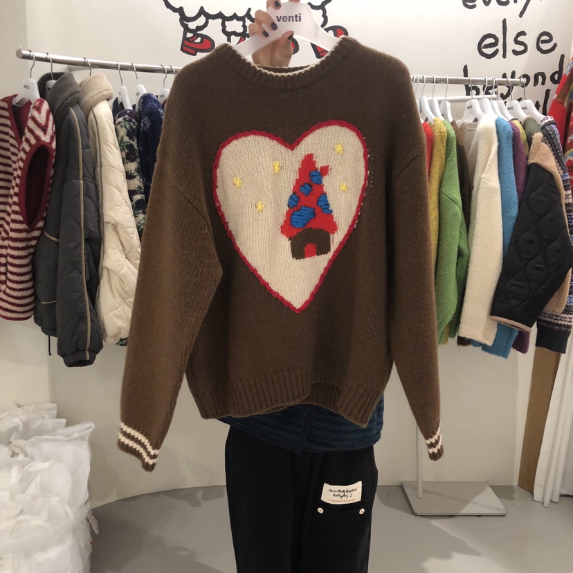 VENTI韓國直郵㊣女裝新品25秋冬時尚推薦職業休閑毛衣羊毛衫VENTI毛衣圖色2