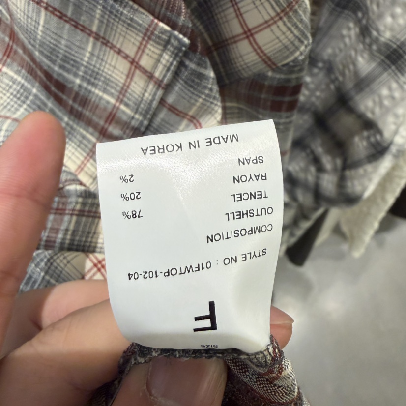 WIDA-P東大門㊣代購女裝新品職業真品人氣休閑襯衫蕾絲衫格紋WIDA/RENEJ襯衫/蕾絲衫