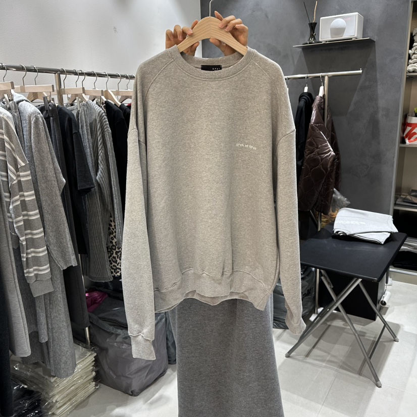 OPEN韓國代購㊣女裝新款25秋冬熱賣休閑時尚真品推薦衛衣加絨OPEN衛衣