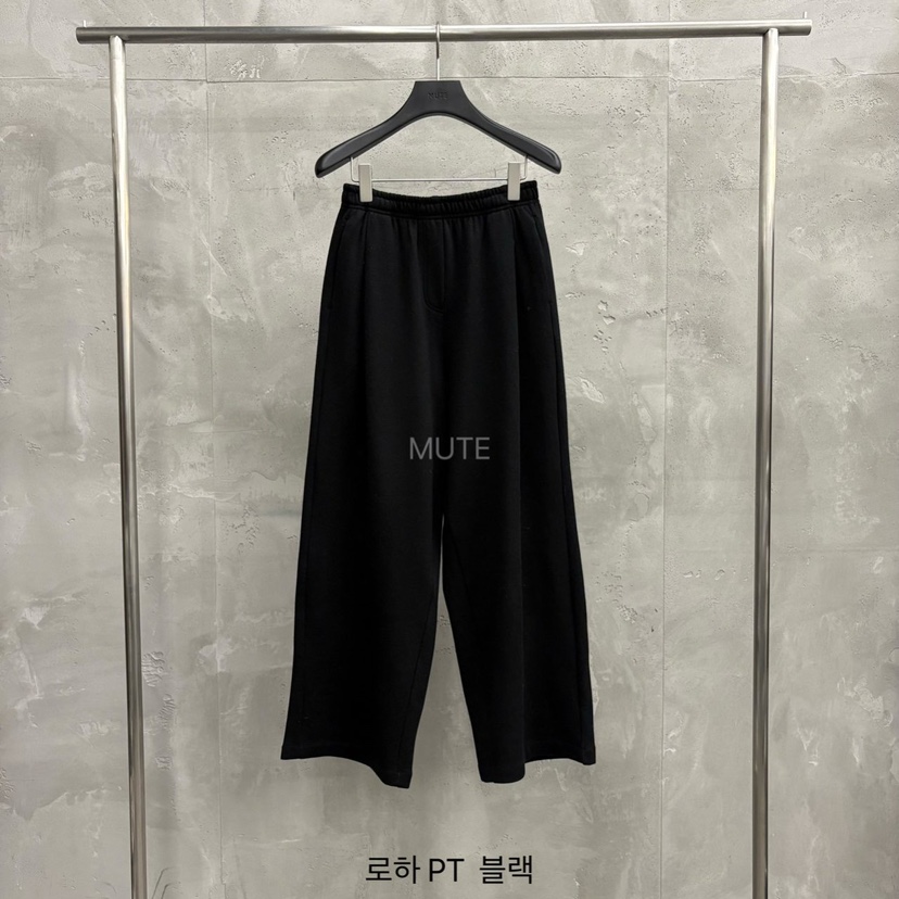 MUTE-P韓國代購㊣女裝新品真品推薦職業時尚休閑人氣休閑褲MUTE休閑褲圖色4黑色
