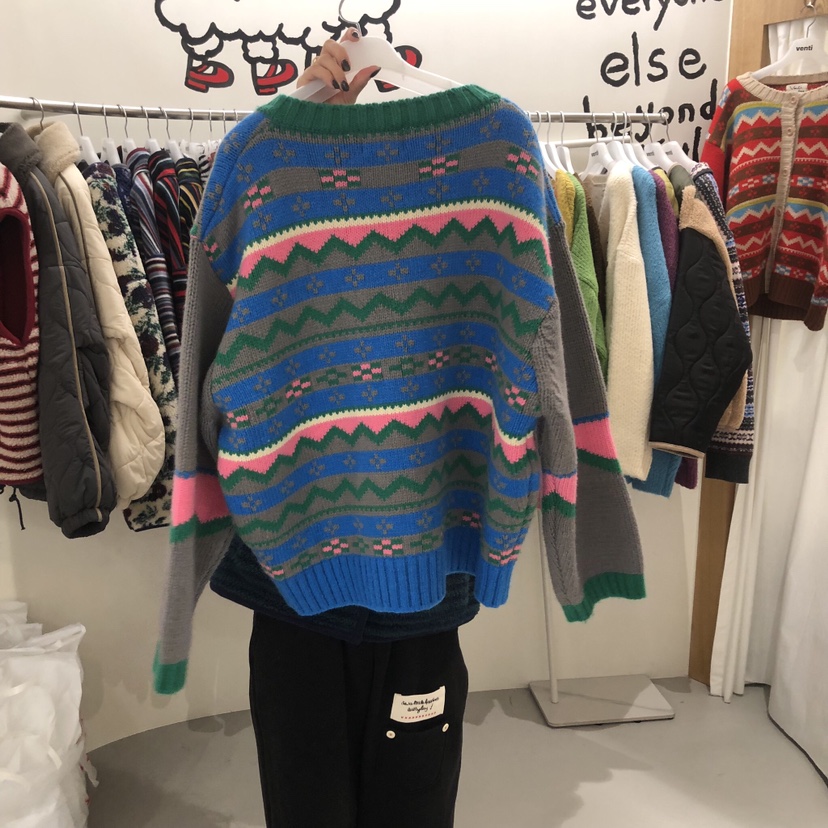 VENTI東大門㊣代購女士新款熱賣時尚職業人氣25秋冬針織衫開衫VENTI針織衫