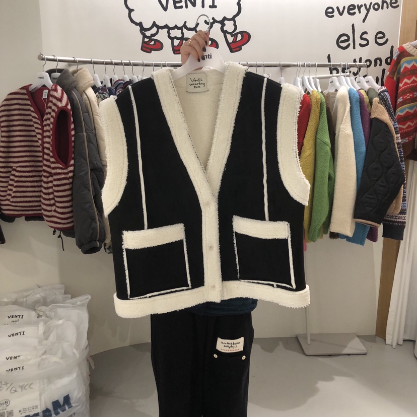 VENTI東大門㊣實拍女士新款真品休閑25秋冬職業熱賣推薦馬甲VENTI馬甲