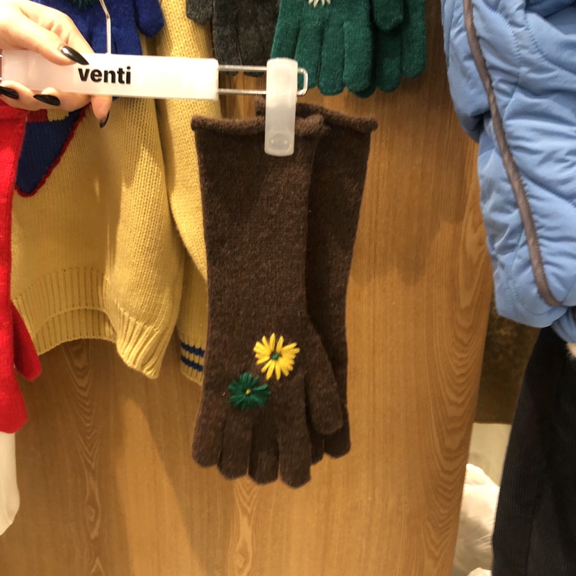 VENTI東大門㊣直郵女士新品真品25秋冬熱賣職業襪子手工花朵VENTI襪子圖色2