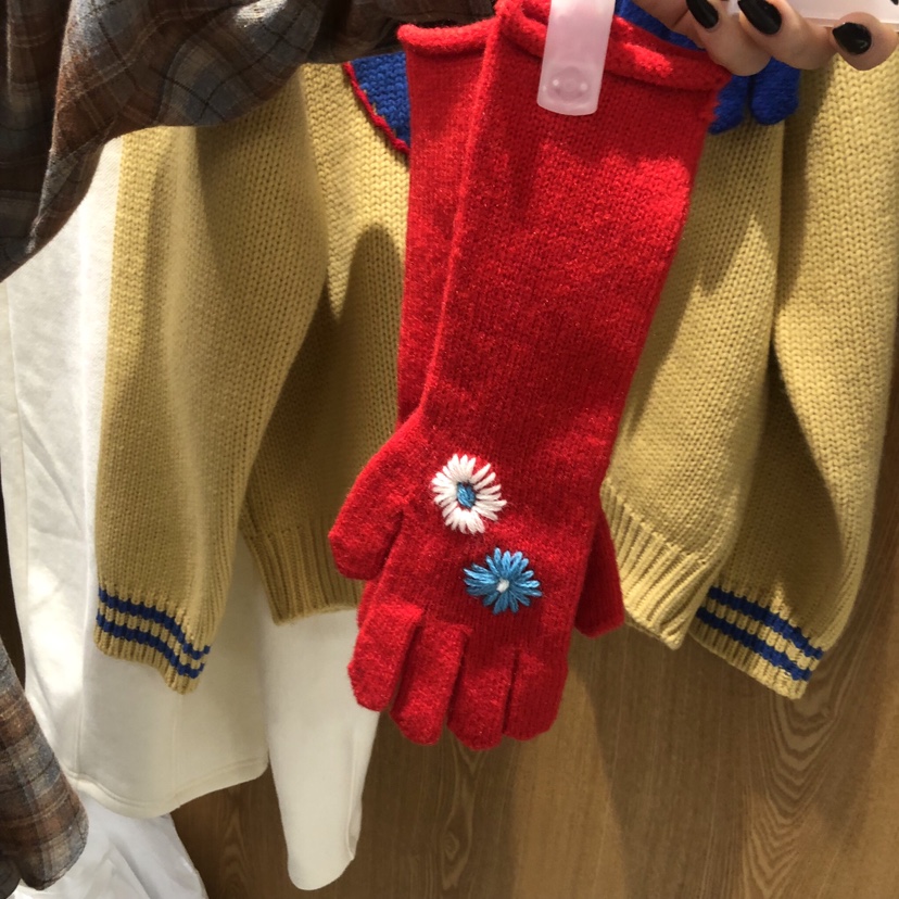 VENTI東大門㊣直郵女士新品真品25秋冬熱賣職業襪子手工花朵VENTI襪子圖色3