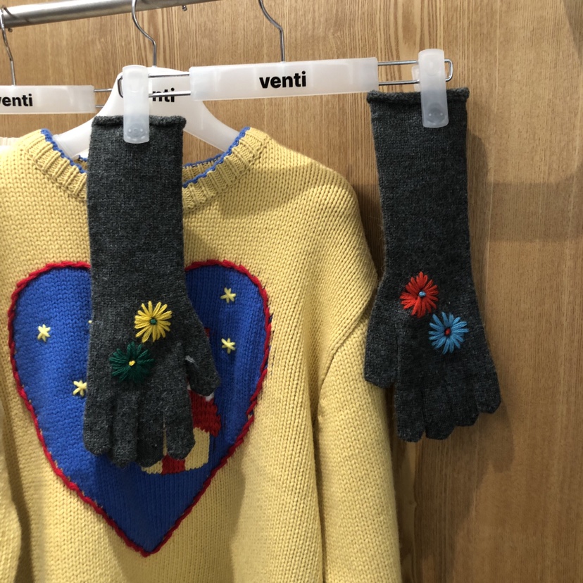 VENTI東大門㊣直郵女士新品真品25秋冬熱賣職業襪子手工花朵VENTI襪子圖色6