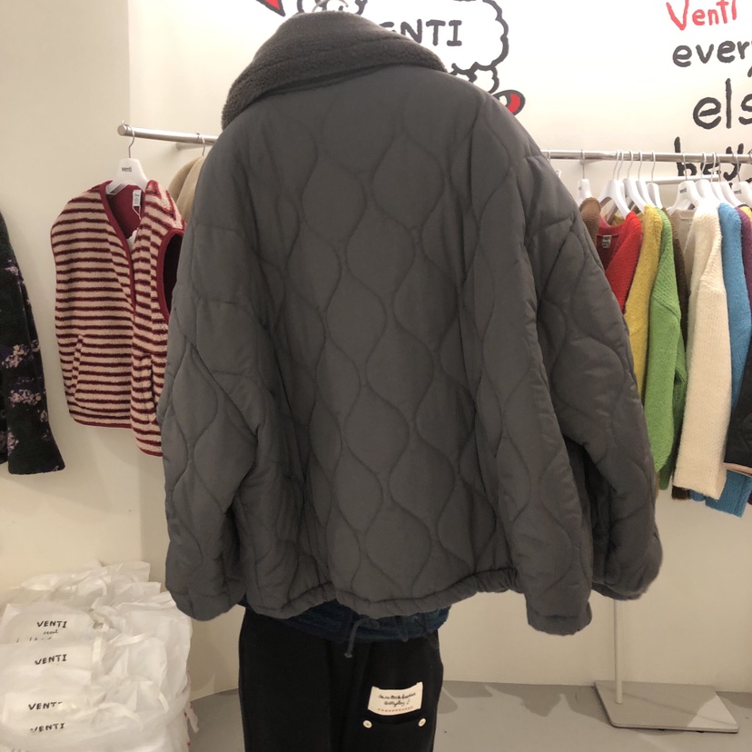 VENTI韓國直郵㊣女裝新款職業休閑25秋冬人氣時尚短款棉服夾棉VENTI短款棉服