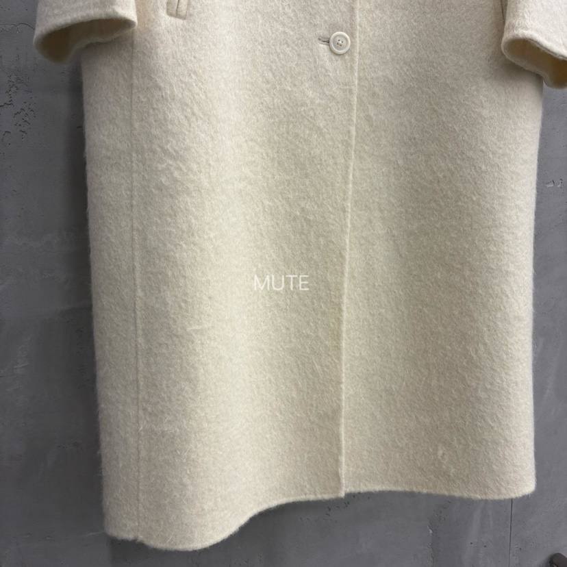 MUTE-P東大門㊣代購女士新品休閑職業熱賣25秋冬中長款大衣MUTE中長款大衣