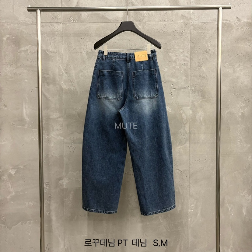 MUTE-P韓國直郵㊣女裝新款熱賣時尚人氣真品推薦休閑牛仔褲MUTE牛仔褲