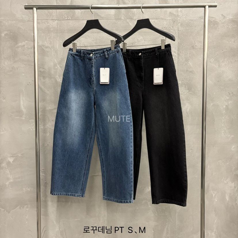 MUTE-P韓國直郵㊣女裝新款熱賣時尚人氣真品推薦休閑牛仔褲MUTE牛仔褲