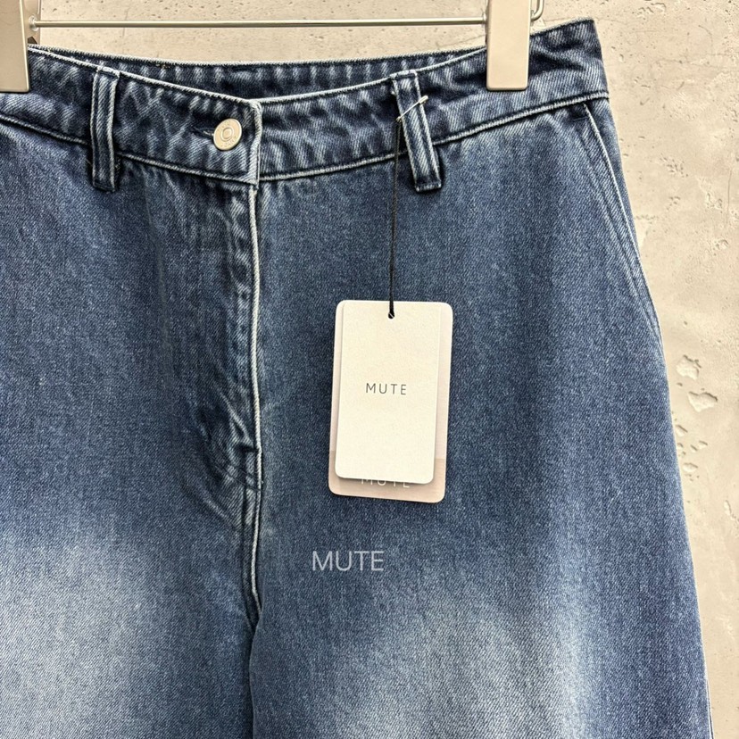 MUTE-P韓國直郵㊣女裝新款熱賣時尚人氣真品推薦休閑牛仔褲MUTE牛仔褲