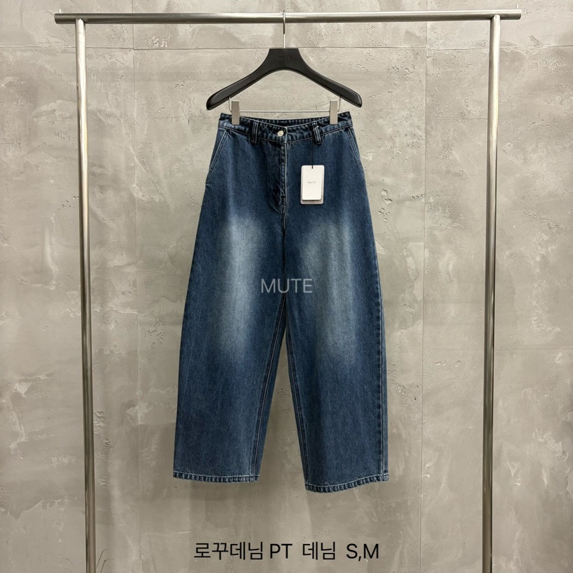 MUTE-P韓國直郵㊣女裝新款熱賣時尚人氣真品推薦休閑牛仔褲MUTE牛仔褲
