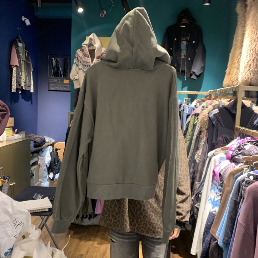 MERCI LINDA東大門㊣代購女裝新品熱賣夾克連帽拉鏈衫荷葉邊加絨MERCI LINDA夾克