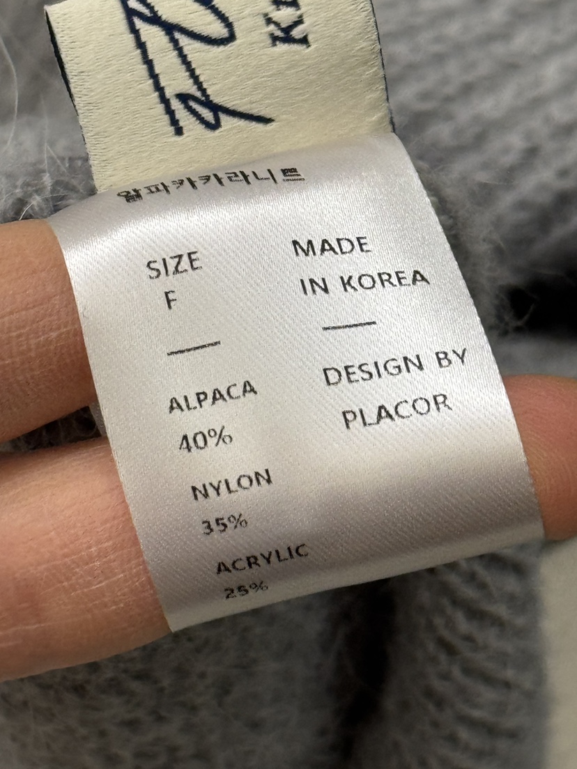 REGULARLY/PLACOR東大門㊣代購女裝新品休閑25秋冬針織衫羊駝REGULARLY/PLACOR針織衫