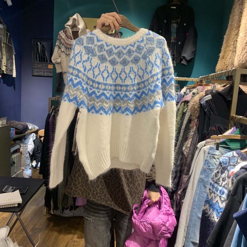 MERCI LINDA韓國代購㊣女士新款25秋冬真品職業熱賣針織衫MERCI LINDA針織衫圖色2