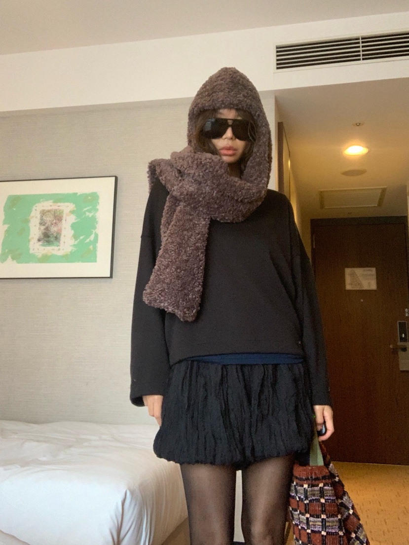 PARIS MATCH韓國直郵㊣女士新款時尚熱賣25秋冬真品圍巾披肩PARIS MATCH圍巾/披肩