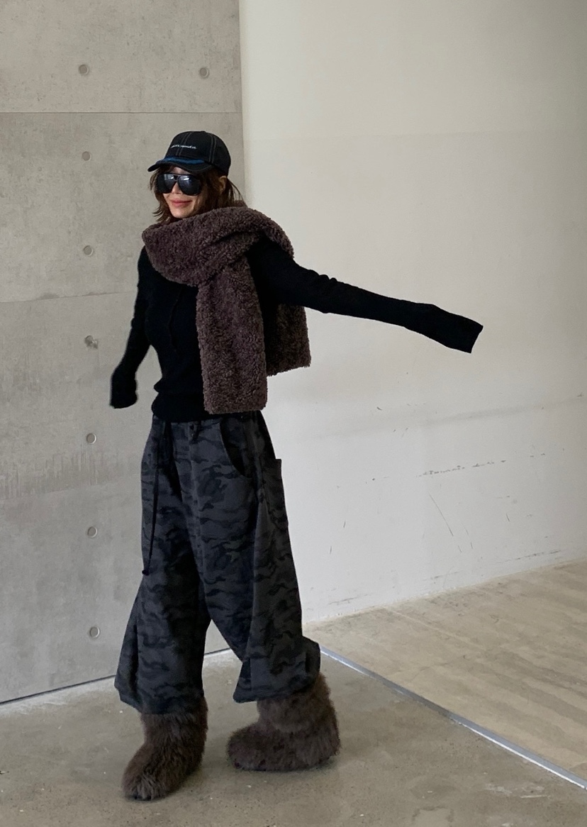 PARIS MATCH韓國直郵㊣女士新款時尚熱賣25秋冬真品圍巾披肩PARIS MATCH圍巾/披肩