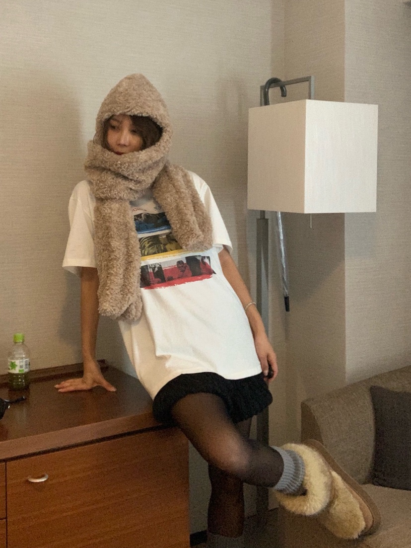 PARIS MATCH韓國直郵㊣女士新款時尚熱賣25秋冬真品圍巾披肩PARIS MATCH圍巾/披肩圖色2