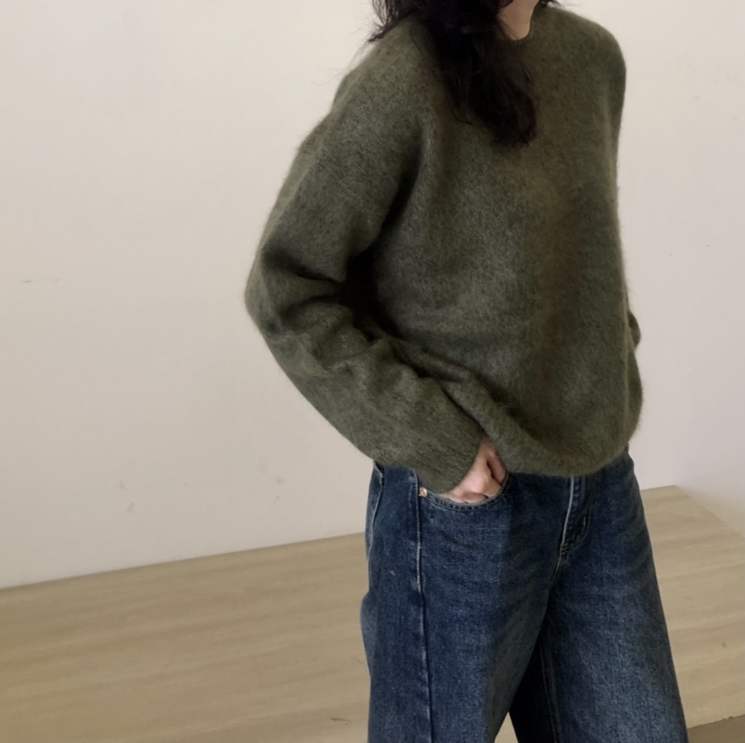 GLAD SOME韓國代購㊣女士新款熱賣人氣推薦時尚25秋冬毛衣羊絨GLAD SOME毛衣