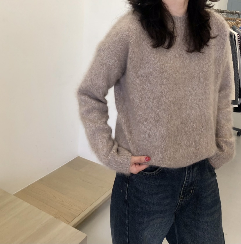 GLAD SOME韓國代購㊣女士新款熱賣人氣推薦時尚25秋冬毛衣羊絨GLAD SOME毛衣