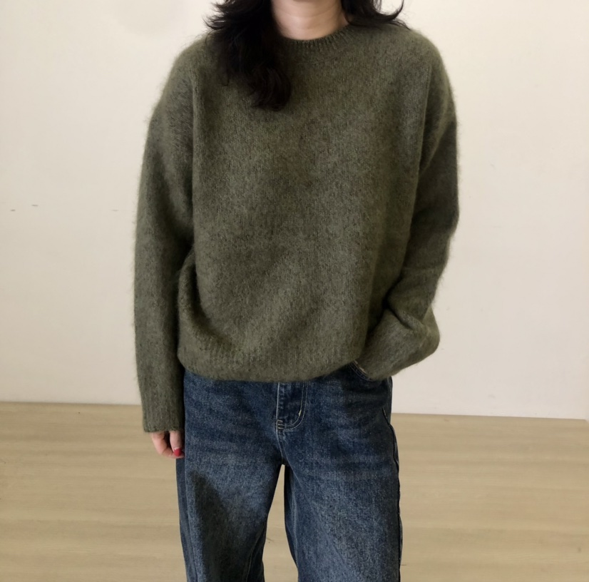 GLAD SOME韓國代購㊣女士新款熱賣人氣推薦時尚25秋冬毛衣羊絨GLAD SOME毛衣圖色2