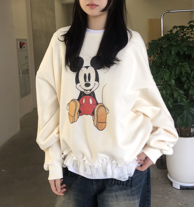 GLAD SOME東大門㊣實拍女士新品休閑真品時尚25秋冬衛衣雪紡GLAD SOME衛衣