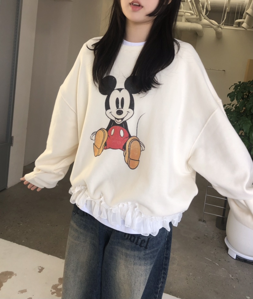 GLAD SOME東大門㊣實拍女士新品休閑真品時尚25秋冬衛衣雪紡GLAD SOME衛衣