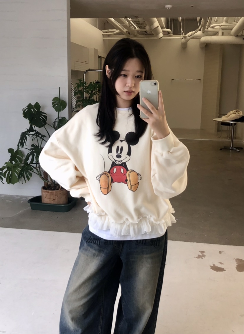 GLAD SOME東大門㊣實拍女士新品休閑真品時尚25秋冬衛衣雪紡GLAD SOME衛衣