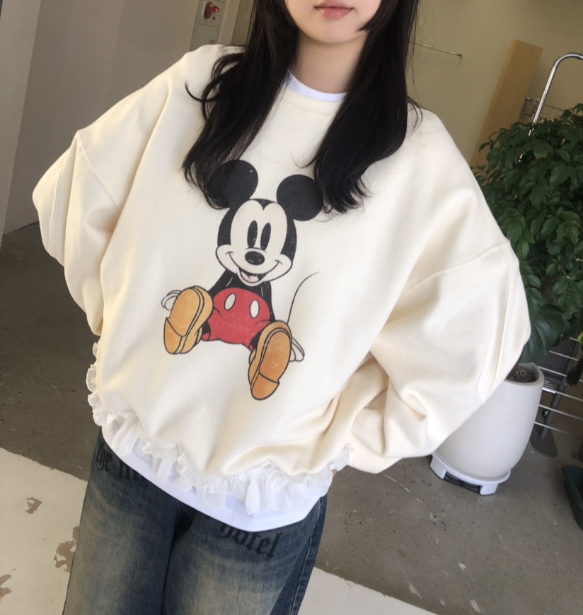 GLAD SOME東大門㊣實拍女士新品休閑真品時尚25秋冬衛衣雪紡GLAD SOME衛衣