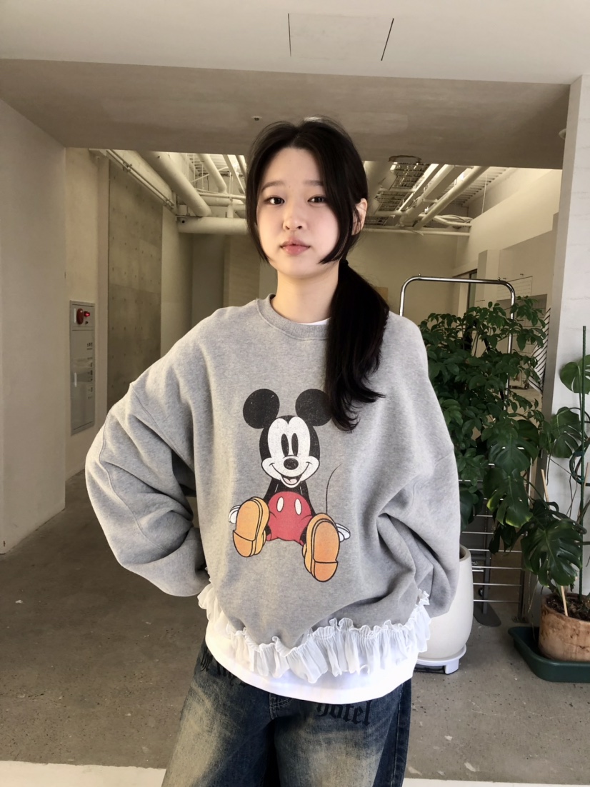 GLAD SOME東大門㊣實拍女士新品休閑真品時尚25秋冬衛衣雪紡GLAD SOME衛衣