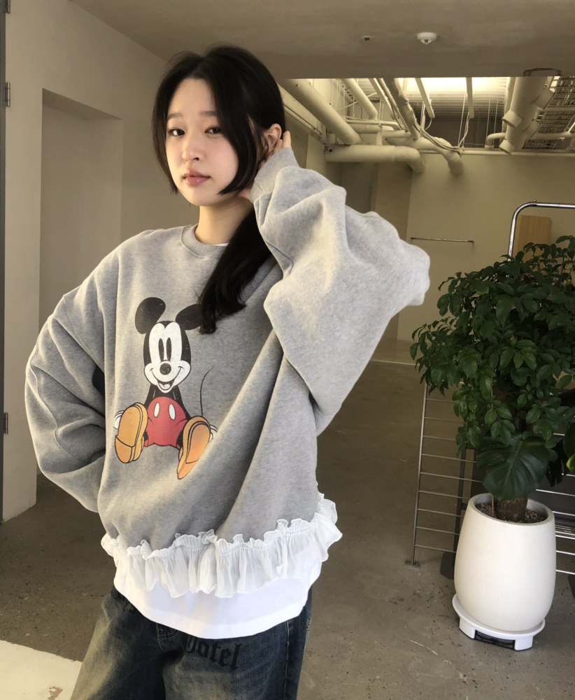 GLAD SOME東大門㊣實拍女士新品休閑真品時尚25秋冬衛衣雪紡GLAD SOME衛衣