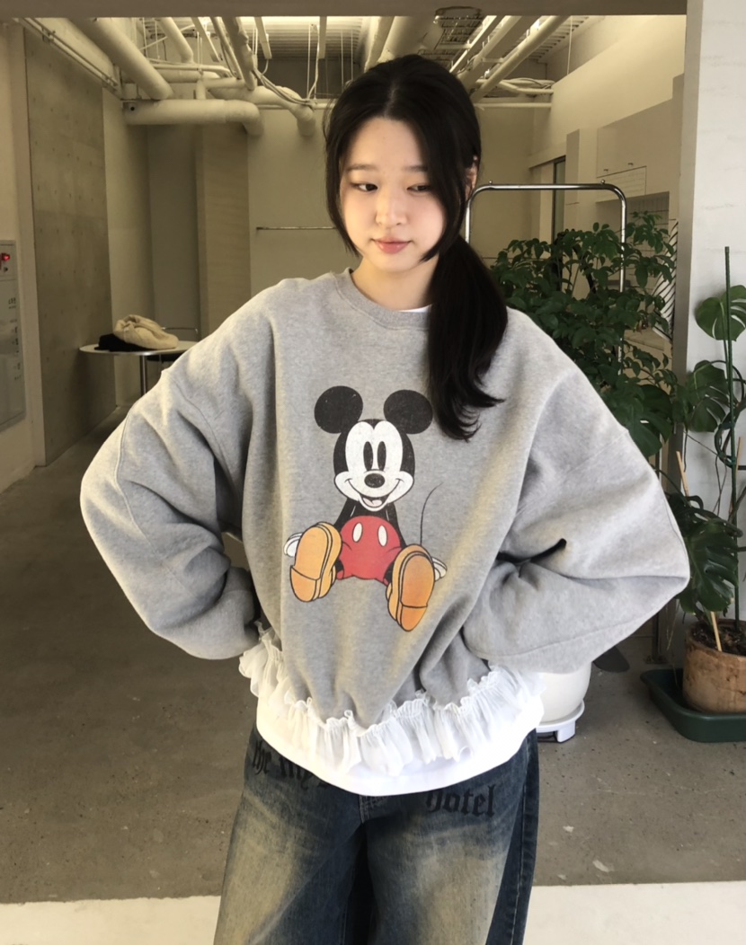 GLAD SOME東大門㊣實拍女士新品休閑真品時尚25秋冬衛衣雪紡GLAD SOME衛衣