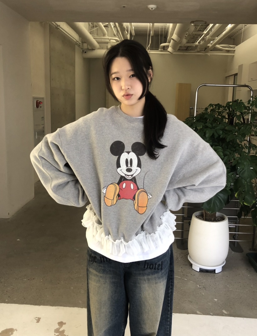 GLAD SOME東大門㊣實拍女士新品休閑真品時尚25秋冬衛衣雪紡GLAD SOME衛衣