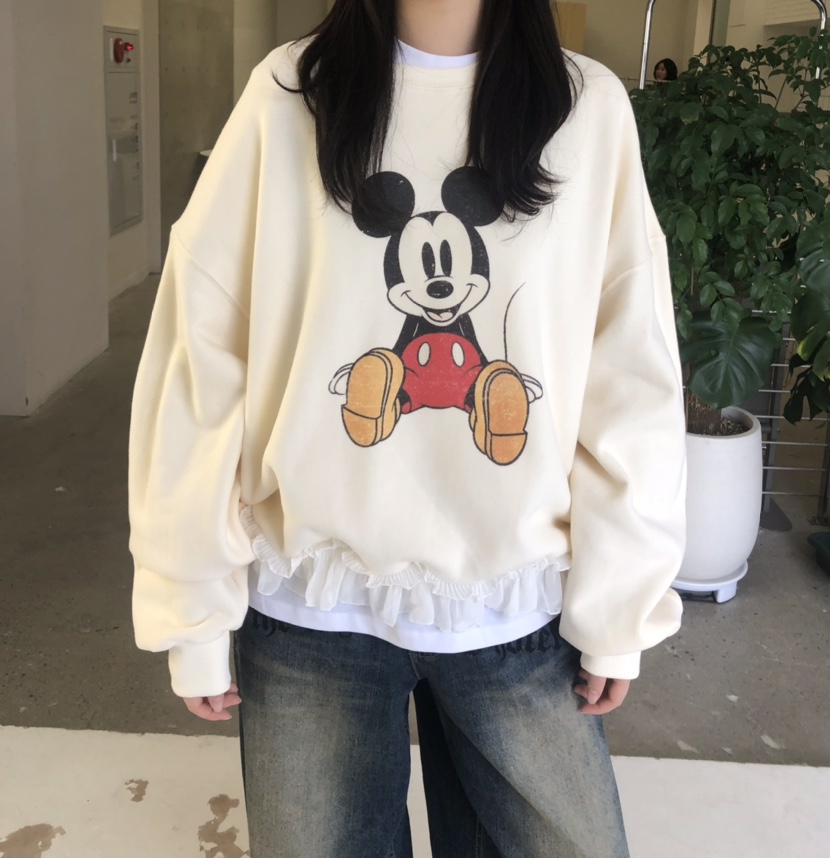 GLAD SOME東大門㊣實拍女士新品休閑真品時尚25秋冬衛衣雪紡GLAD SOME衛衣