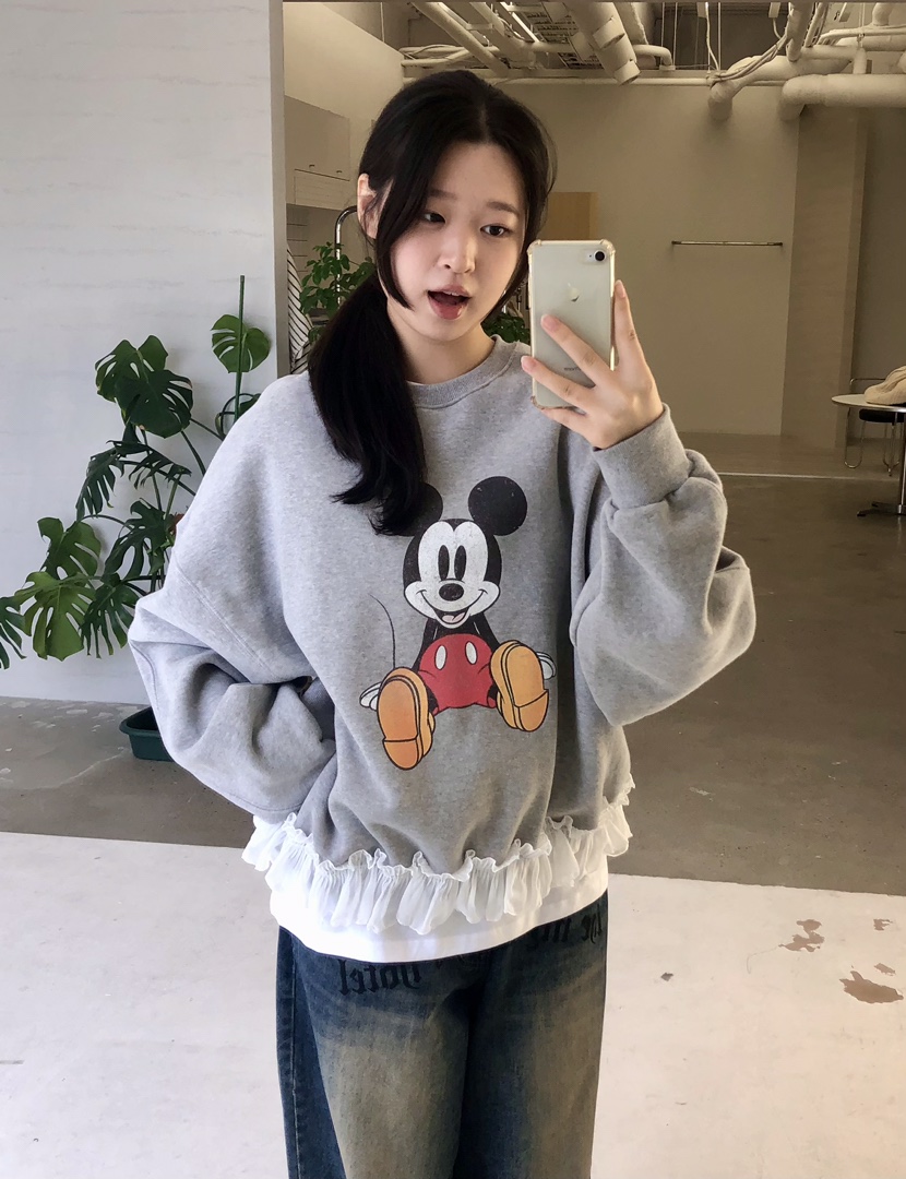 GLAD SOME東大門㊣實拍女士新品休閑真品時尚25秋冬衛衣雪紡GLAD SOME衛衣圖色2