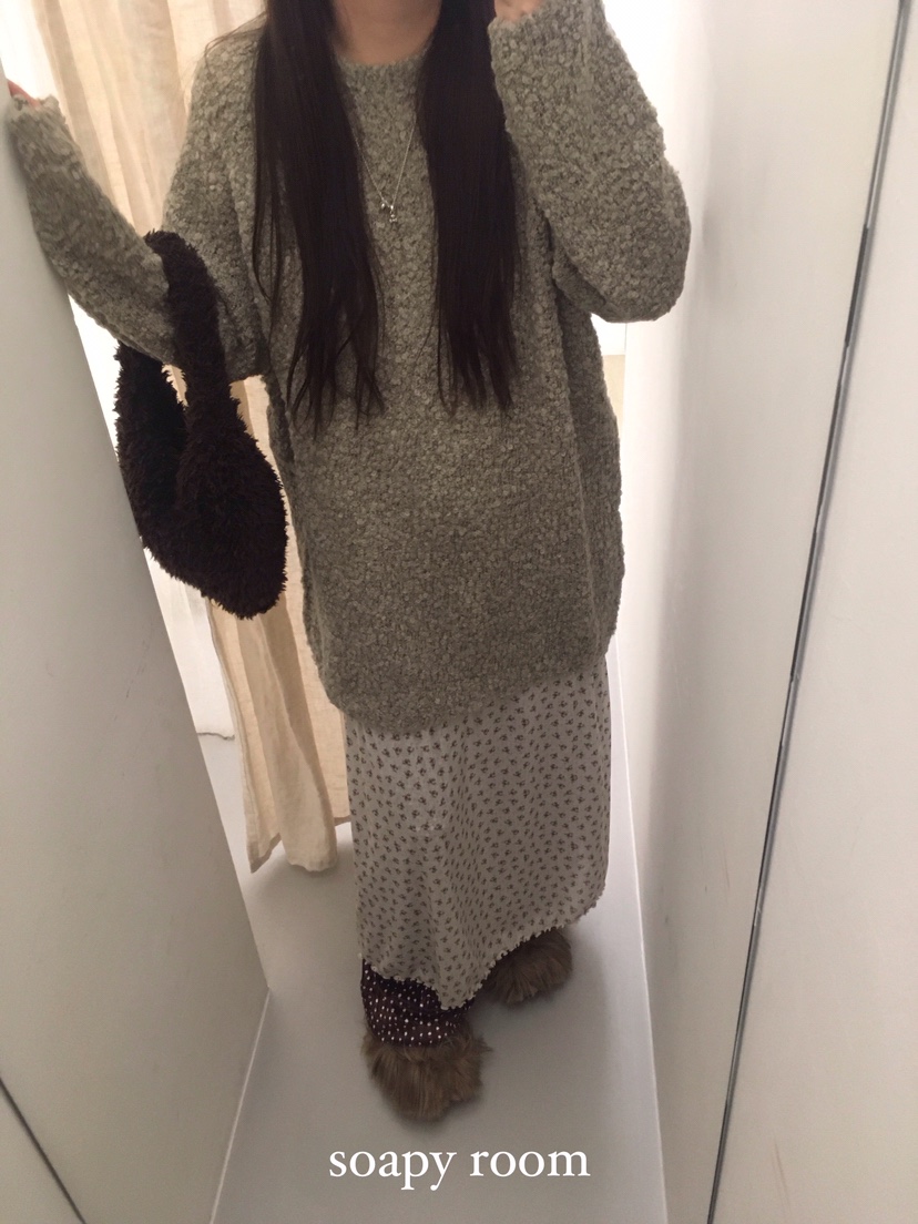 SOAPYROOM東大門㊣實拍女裝新款職業人氣熱賣時尚連衣裙含圍巾SOAPYROOM連衣裙