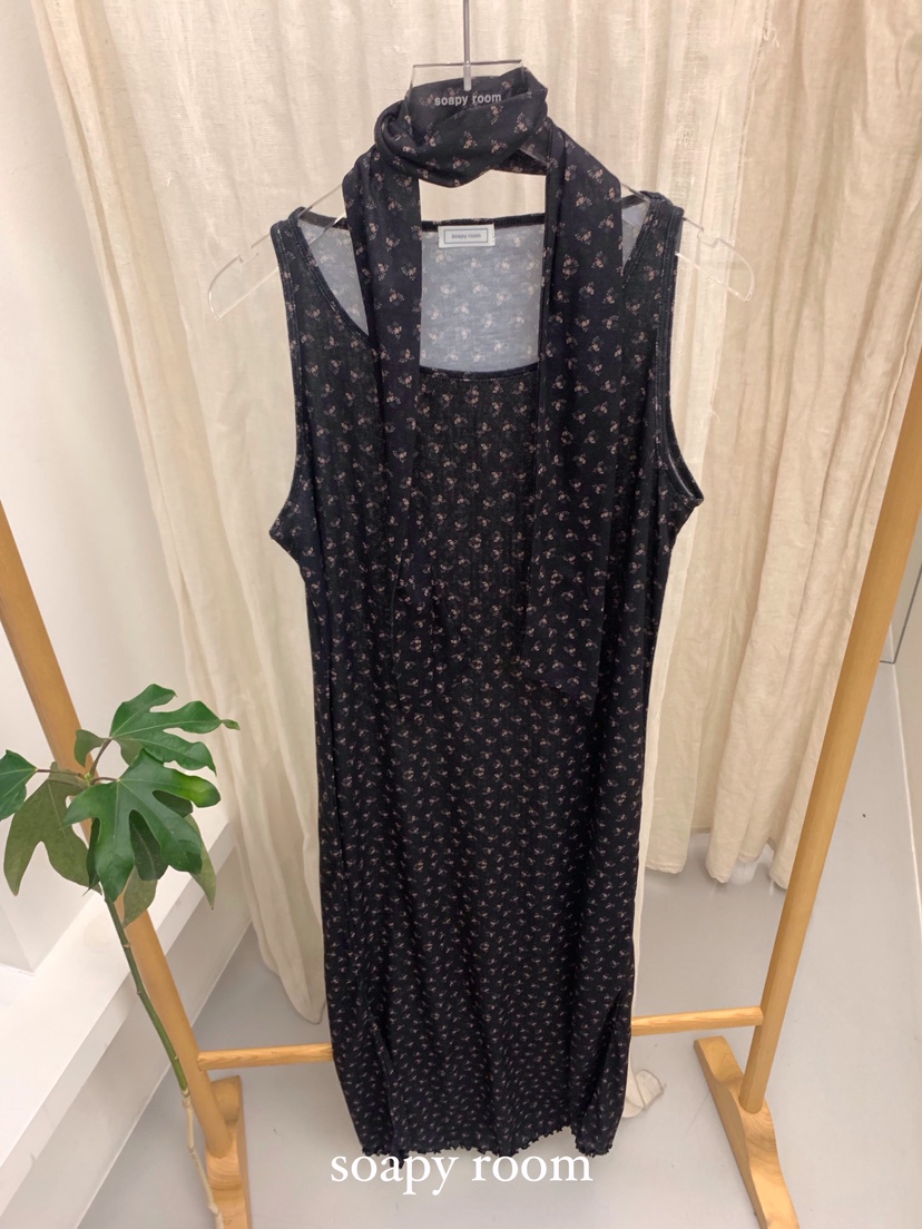 SOAPYROOM東大門㊣實拍女裝新款職業人氣熱賣時尚連衣裙含圍巾SOAPYROOM連衣裙圖色2