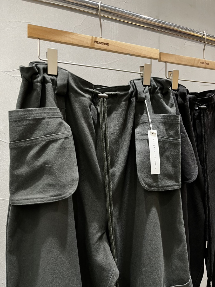 INSSENSE-A韓國直郵㊣女士新品熱賣職業25秋冬休閑褲工裝褲口袋INSSENSE-A休閑褲