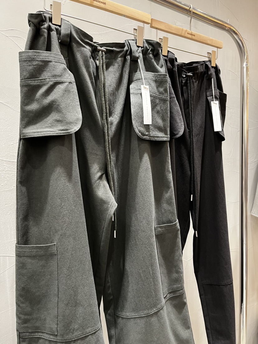 INSSENSE-A韓國直郵㊣女士新品熱賣職業25秋冬休閑褲工裝褲口袋INSSENSE-A休閑褲