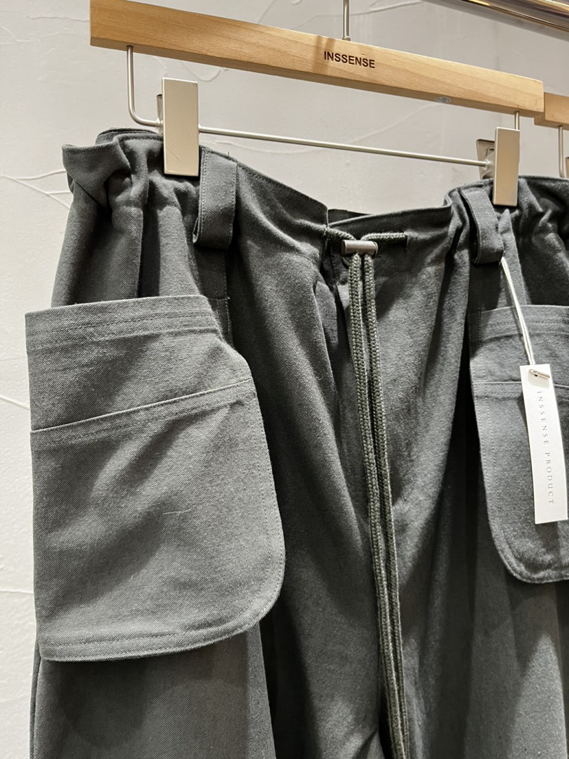 INSSENSE-A韓國直郵㊣女士新品熱賣職業25秋冬休閑褲工裝褲口袋INSSENSE-A休閑褲